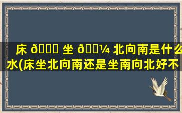 床 🐝 坐 🌼 北向南是什么风水(床坐北向南还是坐南向北好不好)